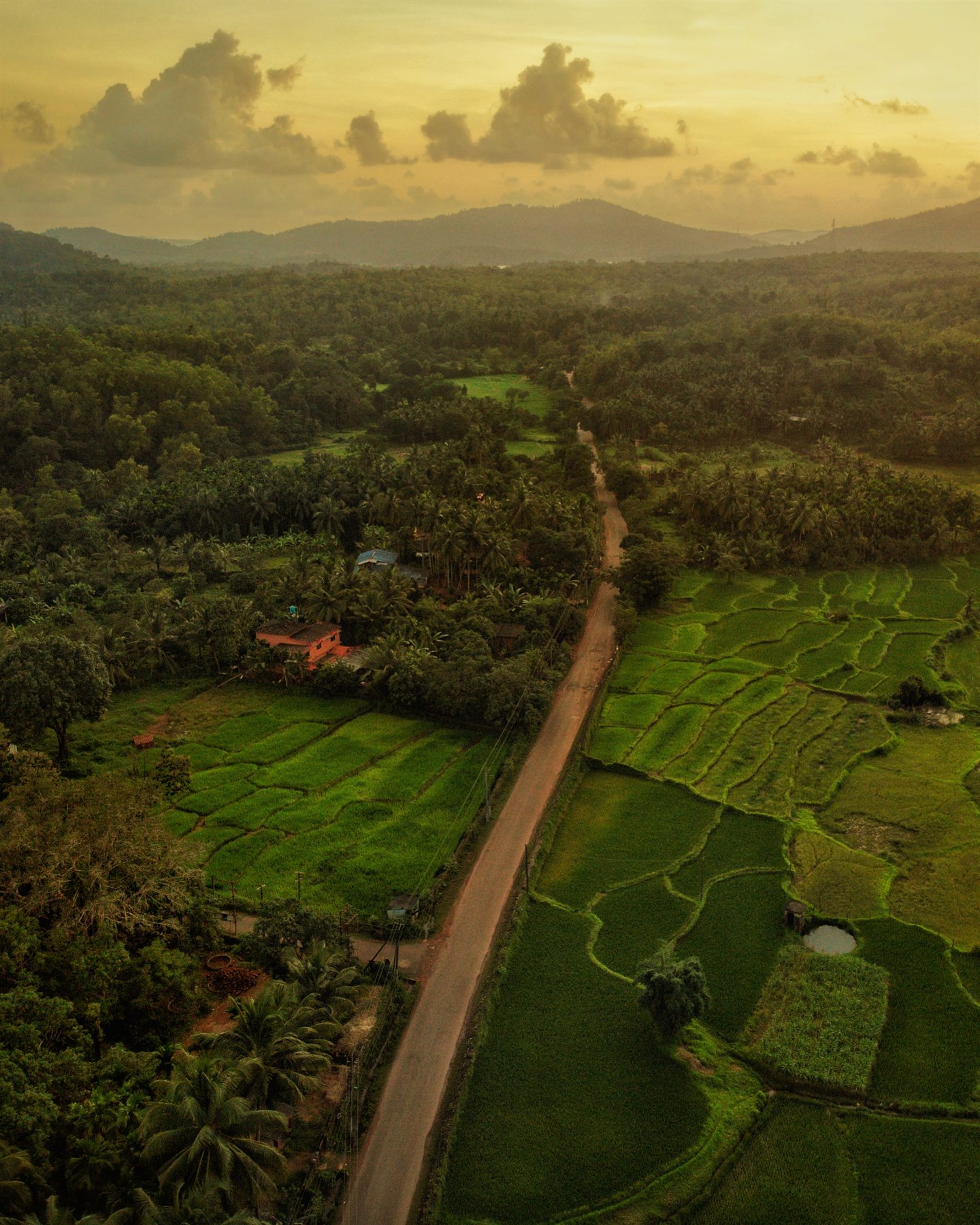 Om Beach & Coastal Cliffs | aerial frame at 72 metres above ground level