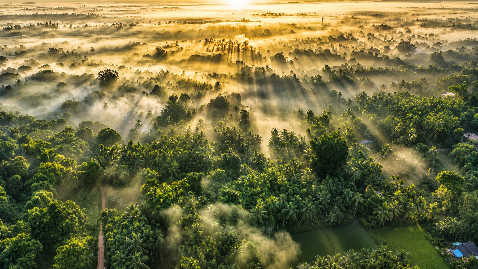 Manipal End Point Ridge & Estuary | aerial frame at 38 metres above ground level